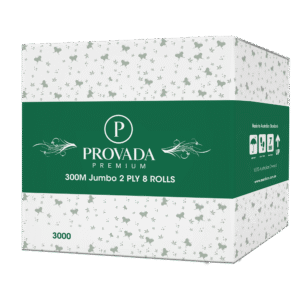 Provada Premium 300M Jumbo Roll Toilet Paper CTN/8