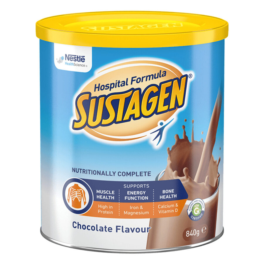 Sustagen Hospital Chocolate Tin Metal