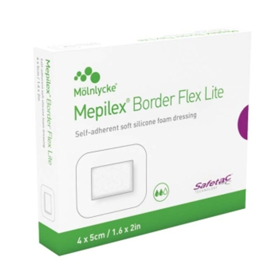 Mepilex Flex Lite With Border 4 X 5cm - BOX/10