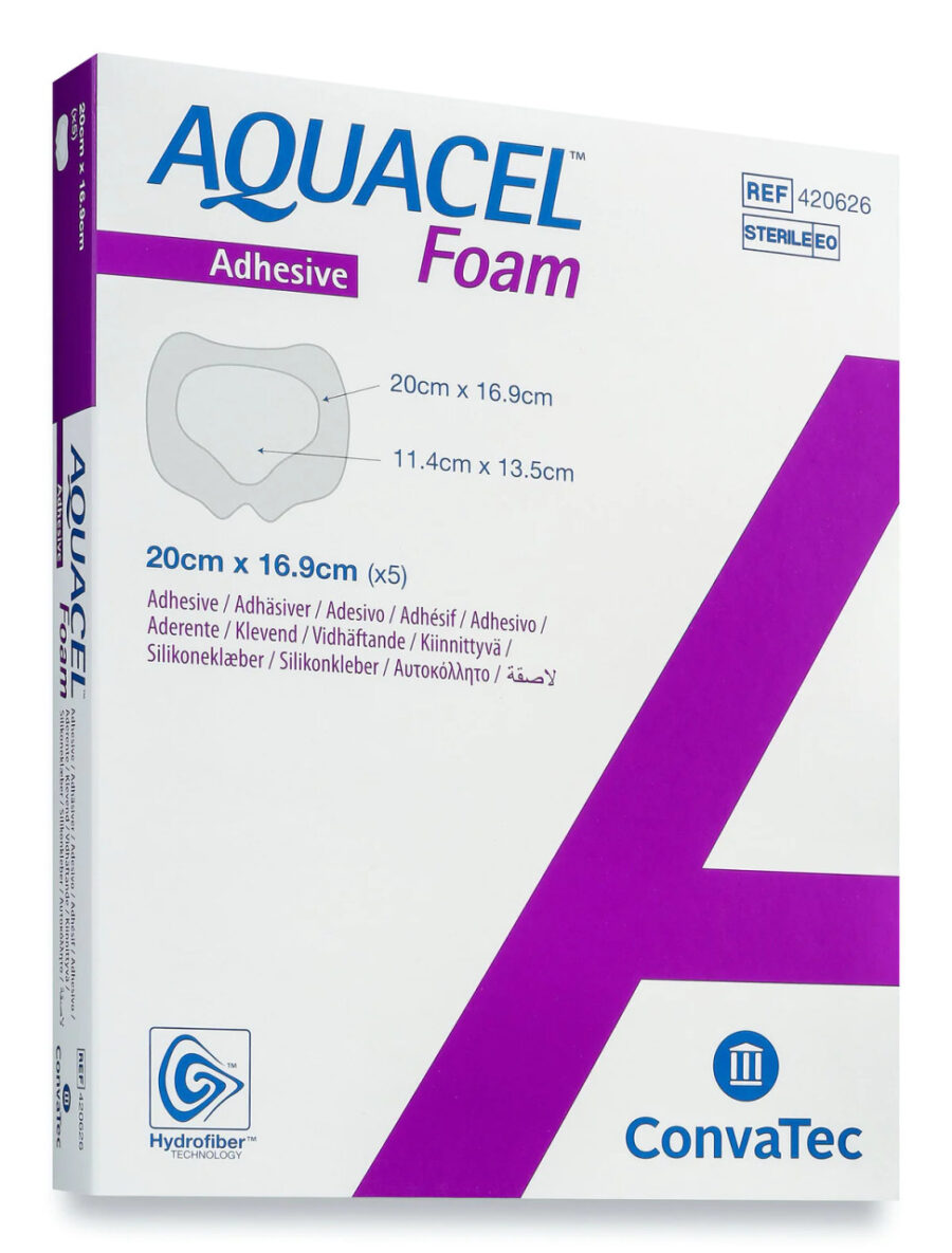 Aquacel Foam Dressing Adhesive Sacral 20x16.9cm BOX/5