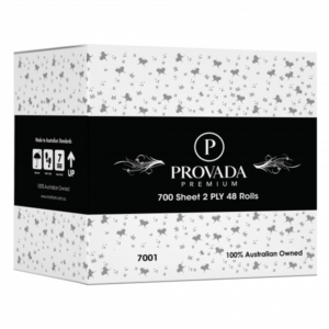 Toilet Paper Roll 2 Ply 700 Sheet Individually Wrapped X 48 per Carton