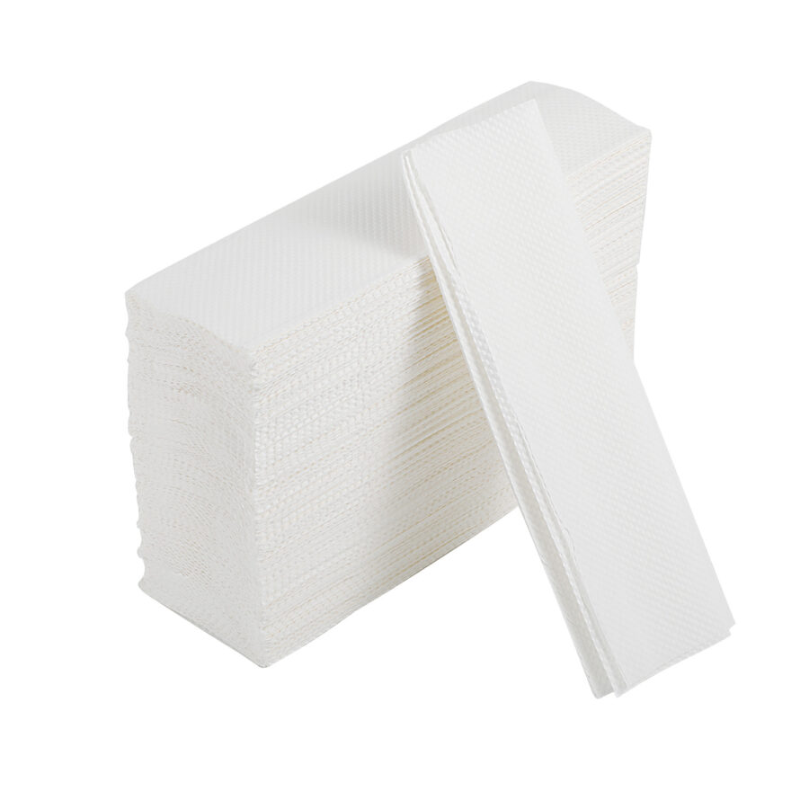 Interleaves Ultraslim Hand Towel 1 ply (23cm x 24cm x 6cm) 150 sheets per pack x 16 per carton
