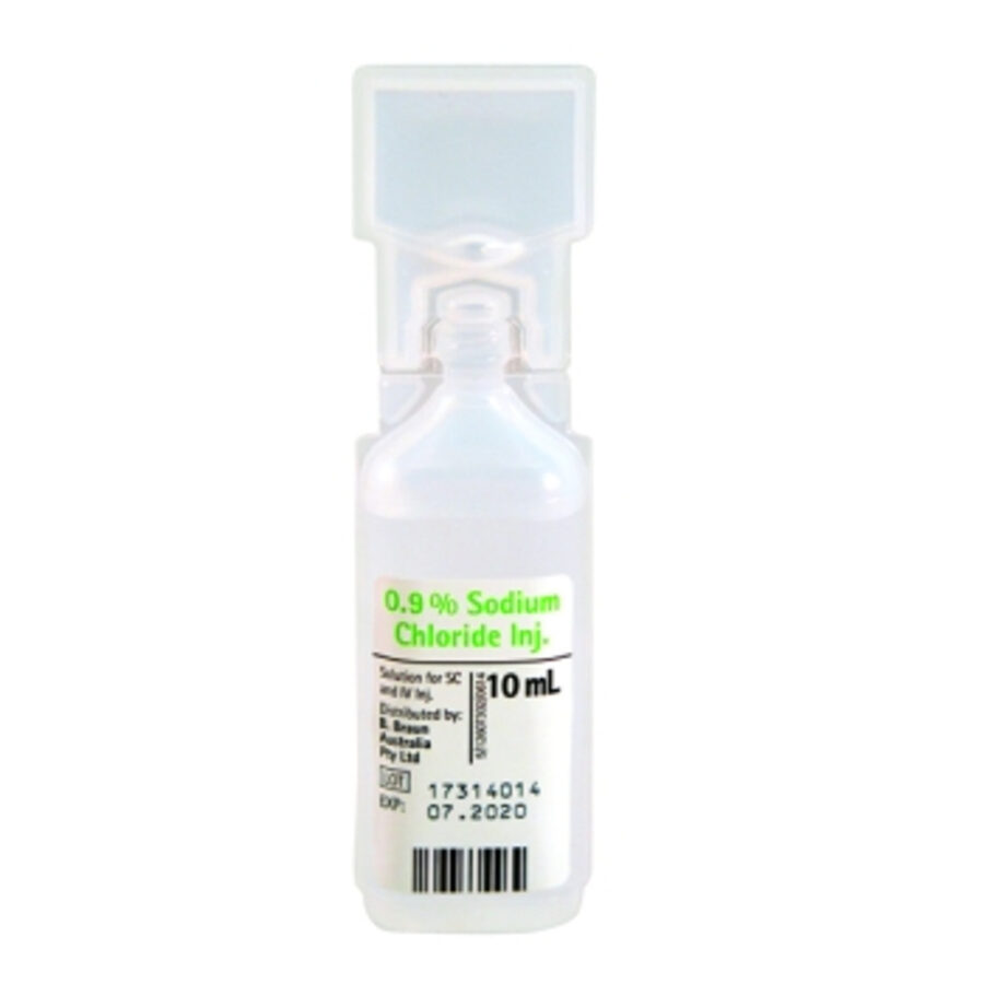 Sodium Chloride 0.9% for Inj 10ml Amp - BOX/20