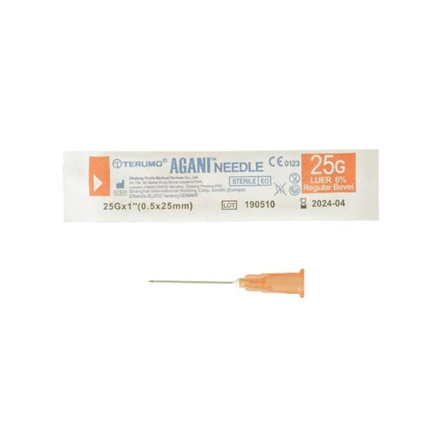 Agani Hypodermic Needles 25G X 25mm Orange BOX/100 - Image 3
