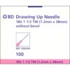 Drawing Up Needles 18G x 38MM - Box of 100
