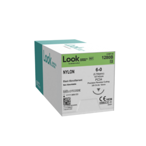 Look Nylon 3-0 24mm Reverse Cutting 45cm C7 Black