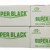 120 Litre Garbage Bags Heavy Duty Black (Box of 100 Bags) – SUPERBLACK