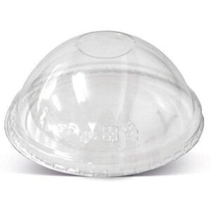 PLA Dome Lids for 14-16oz/ 400-600ml Cold Cups - Pack of 1000