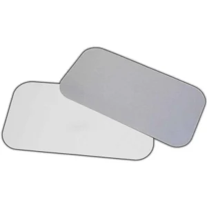 White Board Lids for 7419 Foil Containers