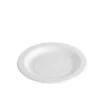 Genfac Heavy Duty Reusable White Plastic Plates - 7”/180mm
