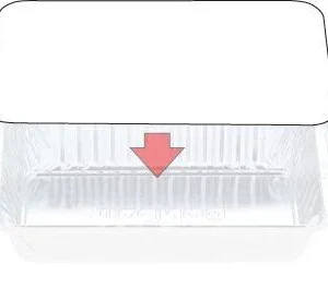 White Board lids to Suit 7119/7219 Foil Containers