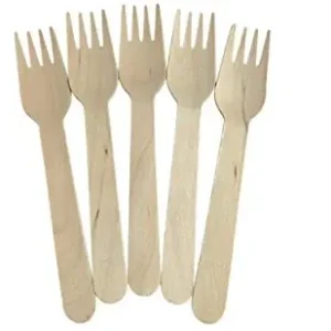Eco-Friendly Wooden Forks - Biodegradable & Compostable - 16cm Length