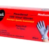 Medium Gloves Vinyl Powdered Box Of 1000
