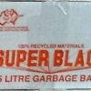 Garbage Bags "Super Black"-55 Ltr-250 Pieces