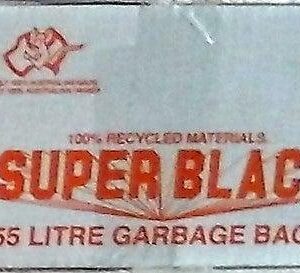 Garbage Bags "Super Black"-55 Ltr-250 Pieces