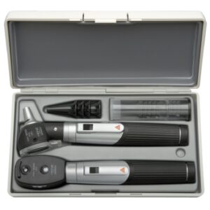 HEINE Mini 3000 LED Diagnostic Set with Fibre Optic Illumination and Dual Handles