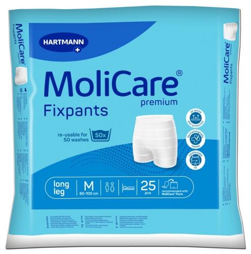 MoliCare Premium Fixpants long leg, large waist eighty to one hundred twenty centimetres, unisex brown, supplied in cartons for high use environments. Designed to hold pads securely while allowing breathability, this Personal Care Product suits residential care routines. Facilities source this Personal Care Product Online through Sumac Medical Supplies to ensure dependable Personal Care Product Supplies that support dignity and ease of application. This supports structured continence care planning. Suitable for routine assisted care use.