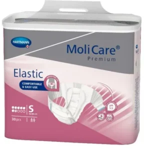 Molicare Premium Elastic 7 D Small Waist 70 90cm Unisex 1998ml 30's PKT