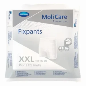 Molicare Premium Fixpants Long Leg Xx Large Waist 140 180cm Unisex Grey