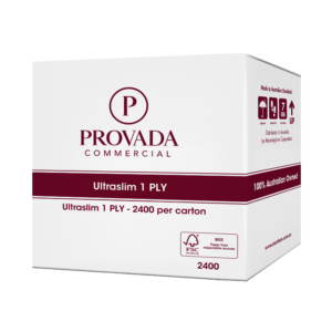 Provada 1ply Ultraslim Towel 2400 Carton Virgin