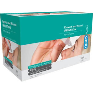 AeroWash Sodium Chloride Eyewash Ampoule 15ml Box/60