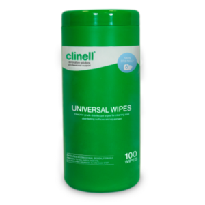 Clinell Universal Sanitising Wipes Tub (100pcs)