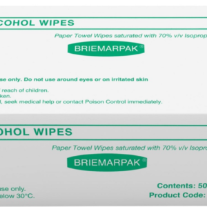 Hard Surface & Skin Cleansing (paper towel) Wipe 70% Isopropyl Alcohol