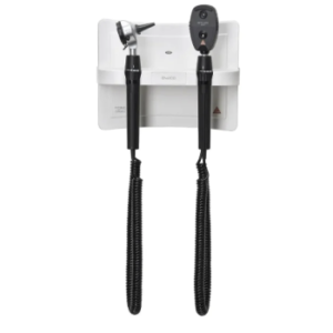 HEINE EN200 Wall Diagnostic Unit With BETA 400 LED Otoscope And BETA LED 200 Ophthalmoscope