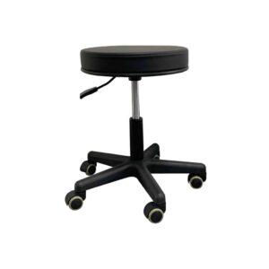 Task Medical Round Stool, Black or Navy Blue