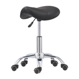Task Medical Saddle Stool, Black or Navy Blue