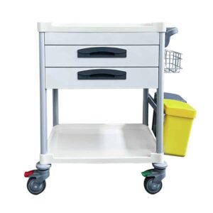 Task Medical Hospital Treatment Trolley 2 Drawer
