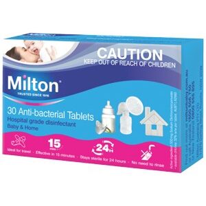 Milton Anti-bacterial Sterilising Tablets - Box/30
