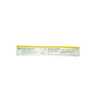 BD Insyte Autoguard IV Catheter 24g X 19mm Yellow Each