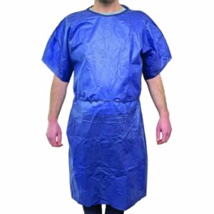 Disposable Economy Patient Gown Medium Dark Blue Box/100
