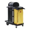 Rubbermaid Janitorial Cleaning Cart with Doors and Hood
