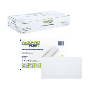 AsGUARD Flex + Non-Woven Sterile Island Dressing 15x10cm -Box/20