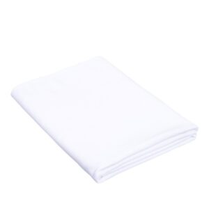 Table Cloth White 100% Spun Polyester 137cm x 137cm
