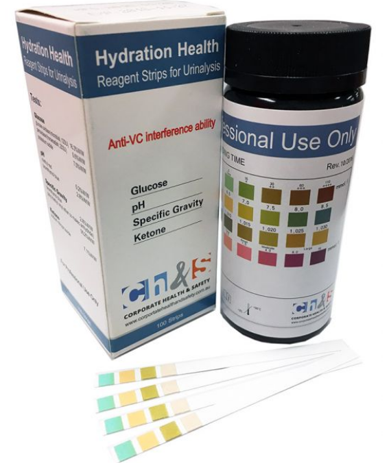 Hydration Test Strips Box/100