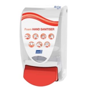 Wall-Mounted Dispenser For 1L Cutan Foam Hand Sanitiser Each