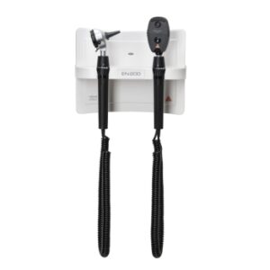 HEINE EN200 Wall Diagnostic Unit With LED BETA 400 Otoscope And BETA 200 Ophthalmoscope Each