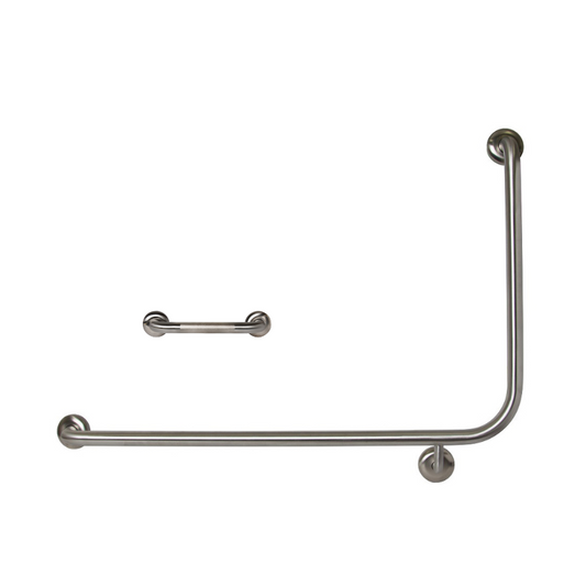Dolphy 30° Flush Mount Rear /Side Wall 950x700mm LH and 300 mm Grab Bar