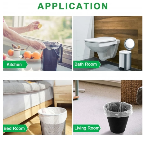 36L Premium White Kitchen Tidy Bin Liners 1000pcs