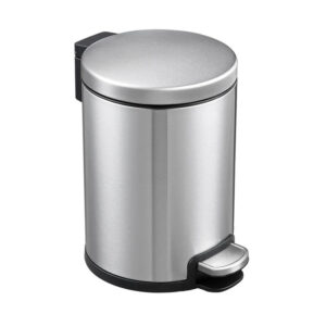 3L Round Stainless Steel Pedal Bin