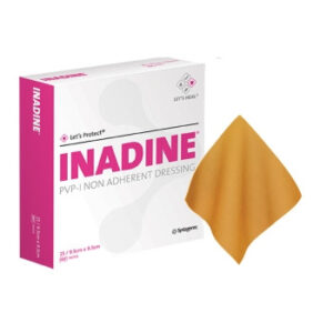 3M Inadine PVP-I Non-Adherent Dressing 9.5 x 9.5cm - Box of 25