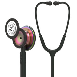 3M Littmann 5870 Classic III Stethoscope - Special Edition Rainbow Chestpiece; Black Tube; Smoke Stem And Headset