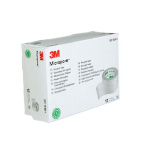 3M Micropore Surgical Tape 12mm x 9.1m - Box of 24 Rolls
