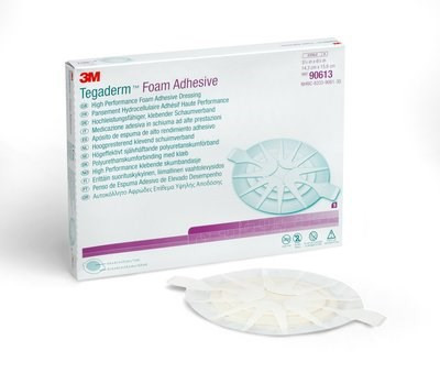 3M Tegaderm High Performance Foam Adhesive Dressing 14.3cm x 15.6cm Oval - Box of 5