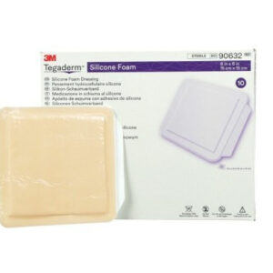 3M Tegaderm Silicone Foam Non-Bordered Dressing 15cm x 15cm - Box of 10