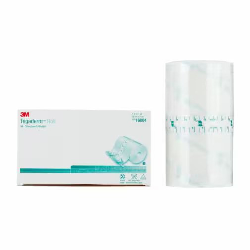 3M Tegaderm Transparent Film Roll - 10 x 10 cm