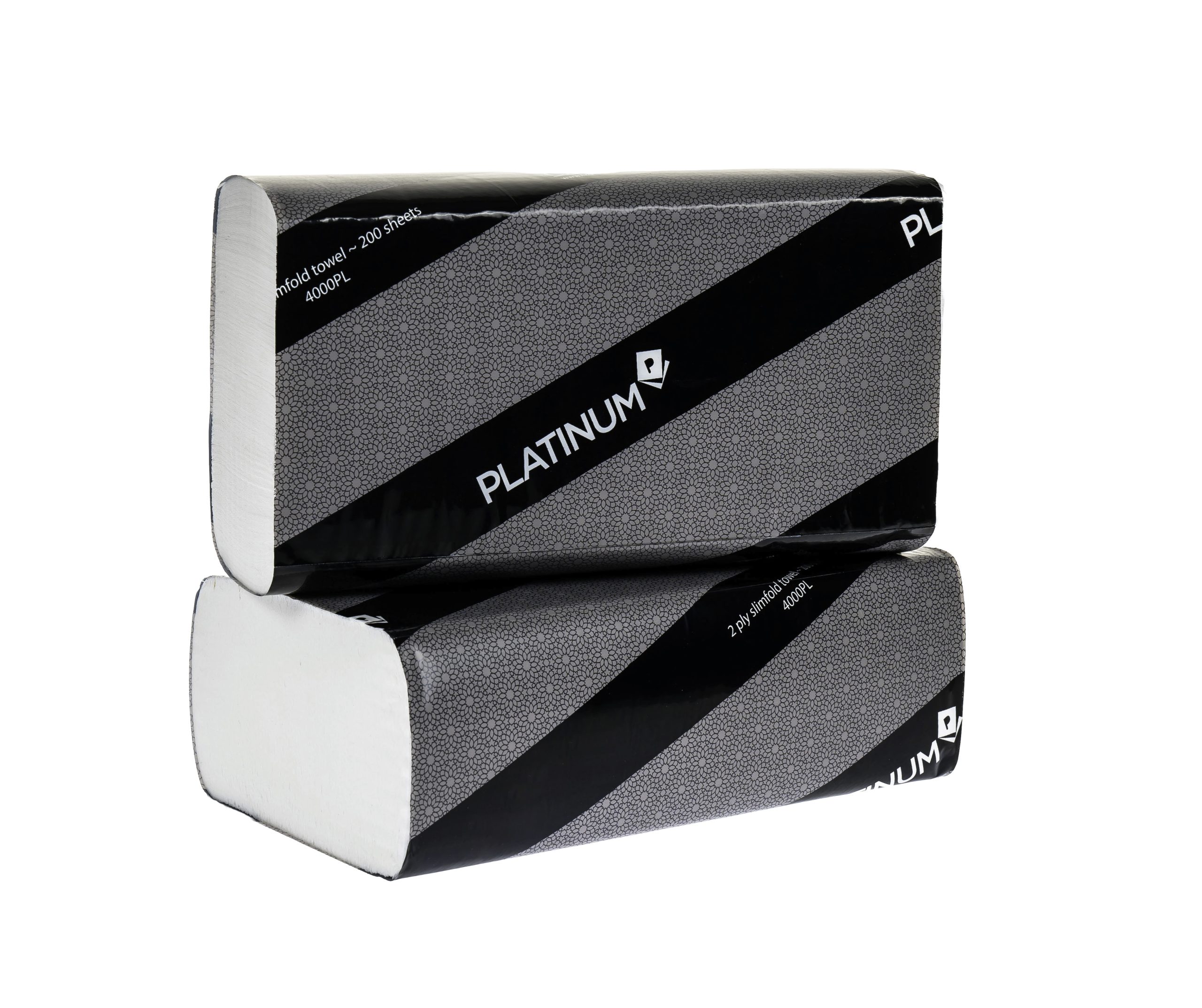 Caprice Platinum 2 ply Slimfold Interleaved Towel 23cm x 23cm
